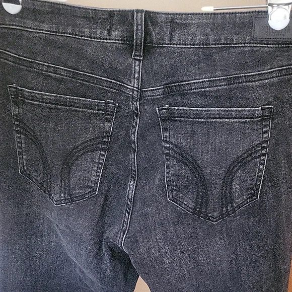 Hollister Dark Gray Denim Jeans in 14R - Picture 6 of 8